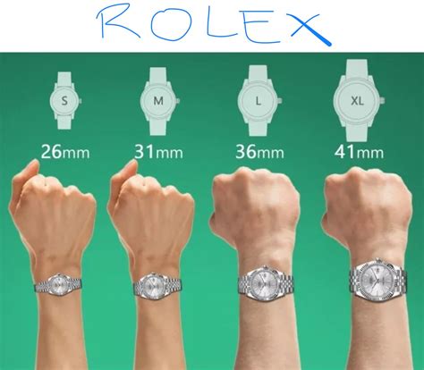 rolex women watch size